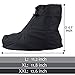 Waterproof Shoes Cover Resuable, AYAMAYA Anti Slip Rain Shoes Cover Zipper Rainproof Full Protection Dust Oil Boots Shoe Cover for Cycling Hiking Walking Running - Size XL (11.8 inch/US10.5)