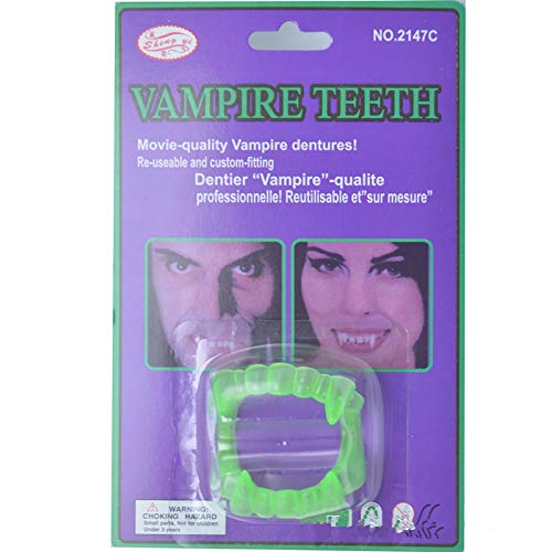 Buy DGTRHTED Vampire Fangs Luminous Dentures Vampire Teeth,Eco