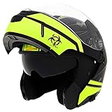 Triangle Motorcycle Helmets Modular Dual Visor Flip