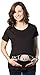 Maternity Baby Peeking T Shirt Funny Pregnancy Tee for Expecting Mothers Funny Graphic Maternity Tee Funny Maternity T Shirt Funny Maternity Shirts Black XL