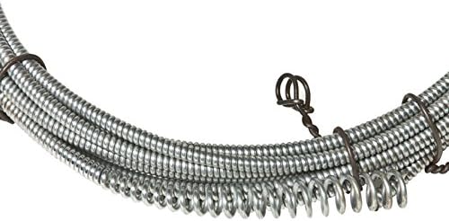 Spartan Tool 1/4" x 25' Open Hook SparShine Drain Pipe Cleaning Cable 4212102