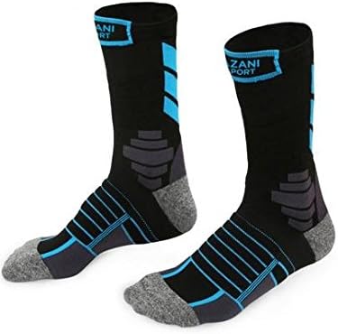 Azani Performance Cushioned Socks - Dri-fit, Protective Sport Cushion Athletic Socks