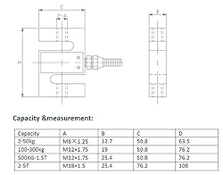 CALT DYLY103 200KG Pull Pressure Compression and