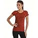 YAHA Women's Short Sleeve Breathable Running Workout T-Shirt