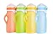 Individual Kids Reusable Squeeze Pouch – Portable and Collapsible Medical Grade Silicone Bottle for Food and Drinks - Great For Travel and Easy Feeding – 9 Ounces by Wyatt Carter Baby (Green)