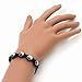 Avalaya Black/White 'Yin Yang' Cotton Wristband - Adjustable
