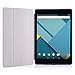 MoKo Google Nexus 9 Case - Slim Lightweight Smart-shell Stand Cover Case with Rubberized back for Google Nexus 9 8.9 inch Volantis Flounder Android 5.0 Lollipop tablet by HTC, Light BLUE