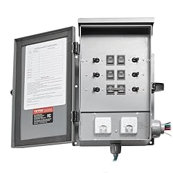 VEVOR Manual Transfer, 30-Amp 6-Circuit, Prewired