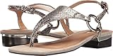 Tahari Women's Lacie Silver/Stone Metal Python