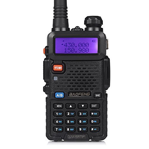 Baofeng UV-5RTP Tri-Power 8/4/1W Two-Way Radio Transceiver (Upgraded Version of UV-5R with Tri-Power), Dual Band 136-174/400-520MHz True 8W High Power Two-Way Radio