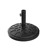 Pure Garden Umbrella Base Outdoor Patio Umbrella Holder, Heavy Weight Holds Up to 1.9Â" Pole Freestanding, Table, Deck, Balcony, Backyard, Poolside