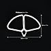 Hobby-Ace Replacement Propeller Guards Prop Compatible for DJI Phantom 4 Drone Guard Protector Shield, Fits Phantom 4 / Pro /Standard / Pro V2.0
