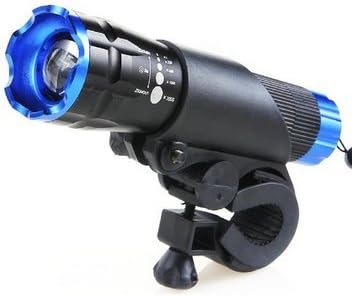 SafeCycler LED Bike Lights - Batteries Included - Bright Headlight and Rear Bicycle Light Set for Your Safety - Flashing Light Mode Alerts Motorists - Rugged Aluminum Construction - Lifetime Warranty