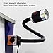 Magnetic Base Light Cob Work Lamp Flexible Gooseneck Stand 20 Inch 500 Lumen 120v for Lathe Cnc Milling Drill Press Sewing Machine Industrial Lighting