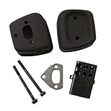Super Parts New Pack Of Exhaust Muffler + Gasket + 2 Bolts Fit For Husqvarna 36 41 136 137 141 142 Chainsaw Replaces 545006044