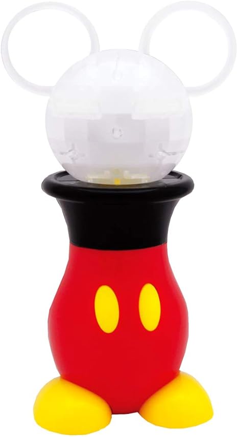 Amazon 光るおもちゃ ミッキー マウス 半透明フェイス 回転 光る おもちゃ カラフル ライティング ディズニー ディズニーリゾート限定 グッズ お土産 ランプ ライト おもちゃ