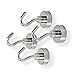 Madison Supply, Strong Neodymium Magnet Hooks (4-Pack)(12 Pound)