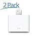 Lightning Adapter, Lightning to 30 pin Charging Charge Cable Adapter Converter for iPhone 6 6S 6 Plus6S Plus 5 5C 5S Pad 4 iPad Mini iPad Air iPod Nano (2 pack 8Pin to 30 Pin Adapter White)