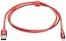 Amazon Basics Double Braided Nylon Lightning to USB Cable, Advanced Collection, MFi Certified Apple iPhone Charger, Red, 3 Foot
