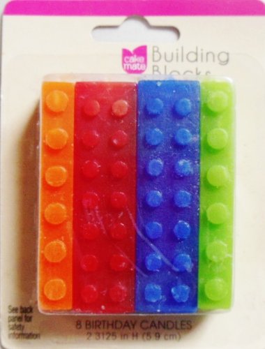 Building Blocks Candles - 8ct