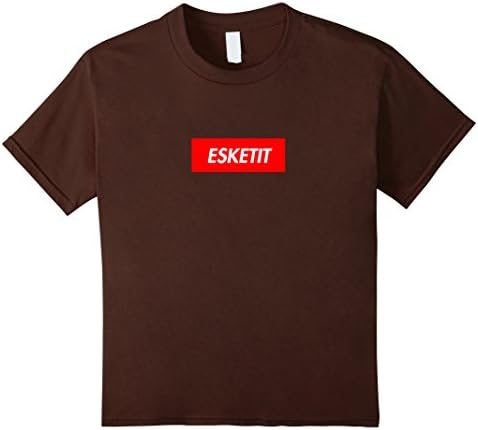 Kids esketit t shirt 12 Brown