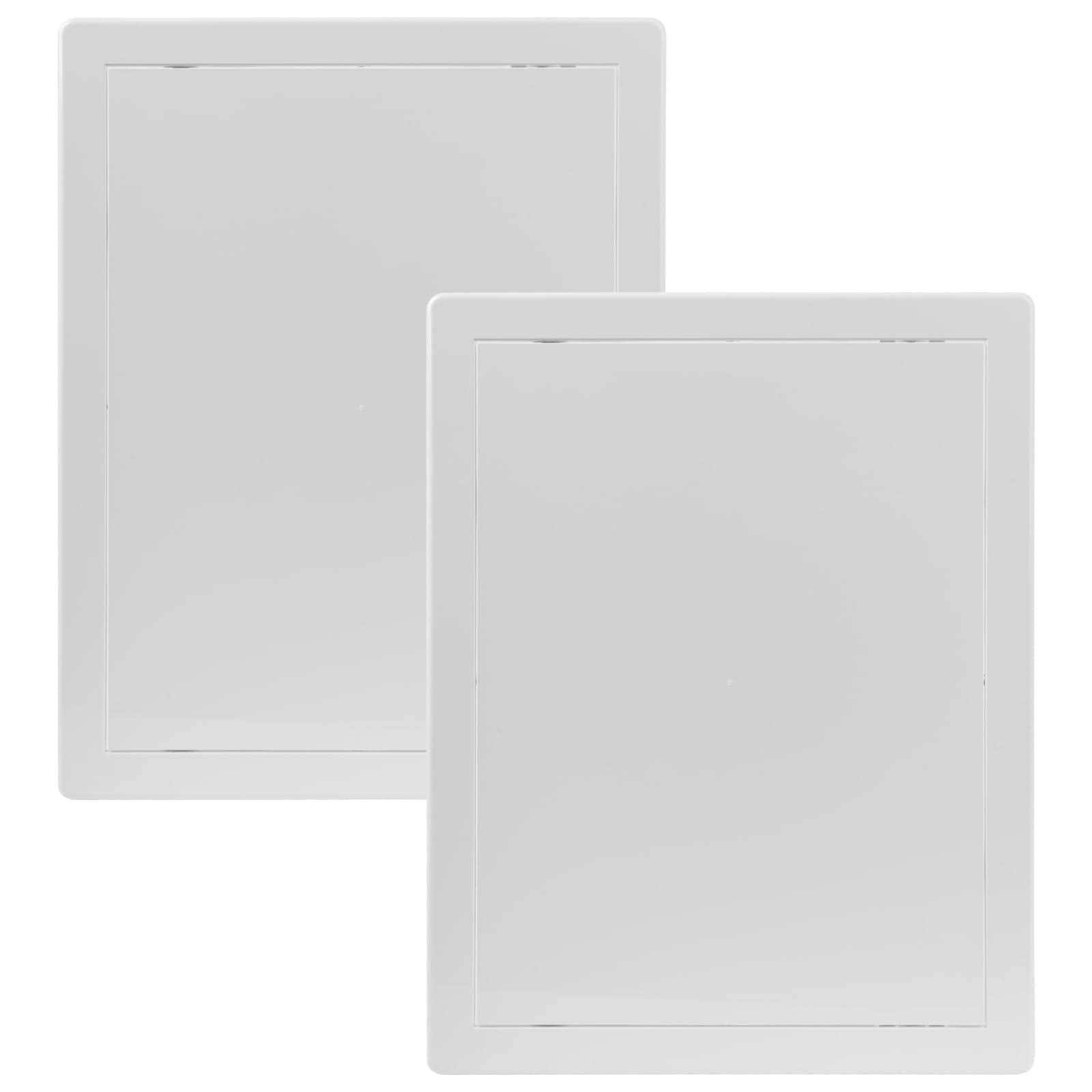Photo 1 of Vent Systems White ABS Plastic - Access Panel 10 x 13 Inch - Pack of 2 - Access Door for Drywall, Wall and Ceiling Electrical and Plumbing Service Wall Hole Cover, Exterior Dimensions 10.6x13.7 Inches