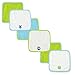 Disney Baby Washcloth Set, Blue/Lime Green Monsters (6 Pack)