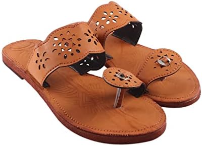 Kolhapuri Chappal for Women Stylish, Flat Fashion Sandals Ethnic