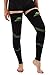 Mojo Compression Full Leg Sleeve for Men and Women 20-30mmHg - Footless Thigh High Compression Socks for Diabetic, Varicose Veins Circulation, Swelling - Black/Green, Medium - A609