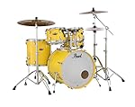 Pearl Decade DMP925SP/C228 5 Piece Drum Shell Pack, Solid Yellow