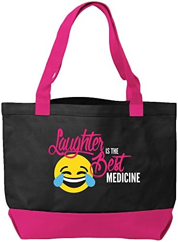 Medical Nurse Laughter is Best Medicine Canvas Tote Bag