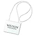 C-Line Hanging Style Name Badge Holders with Elastic Cord, 4 x 3 Inches, Clear, 50 per Box (96043)