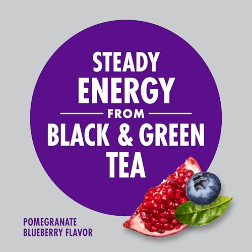 V8 +ENERGY POMEGRANATE BLUEBERRY JUICE ENERGY DRINK, 8 FL OZ CAN (6 PACK)