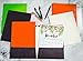 50-Pack White Glossy Twin Pocket Folders
