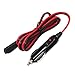 KUNCAN SAE to Car Male Cigarette Lighter Extension Cable - 12V-24V Heavy Duty Cord 15A Fuse Car Battery Charger Lead with LED Light 5FT (5FT)