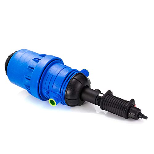 0.2% -2% Water Powered Flow Dosing Pump Hydraulic Chemical Fertilizer Injector Proportioning Dispenser Liquid Diluent Doser Proportioner for Drip Irrigation Mixer Hose Livestock Farm (0.2%:2% 4℃-30℃) - Thumbnail 3