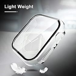 TAURI 2 Pack Hard Case Designed for Apple Watch