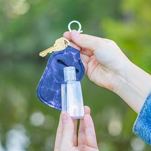 HoroM Hand Sanitizer Keychain Holder for Backpack Refillable Bottles