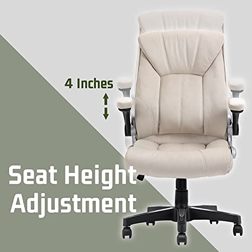 KERMS Ergonomic Executive Home Office Chair, High Back Swivel Computer