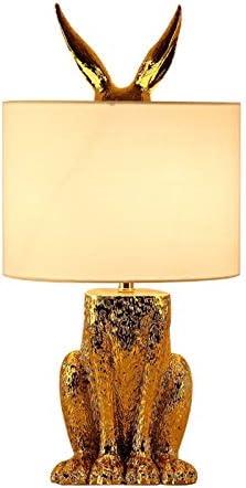 JTCDZHYG Ftffxtd Table lamp Rabbit Scandinavian Modern Minimalist Bedroom Living Room Lamp Bedside Lighting Children