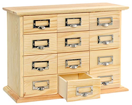 VBS Apothekerschränkchen Deko Schrank aus Kiefernholz