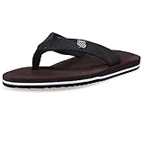 Norocos Men's Sandals Light Weight Shock Proof Slippers Flip-Flops