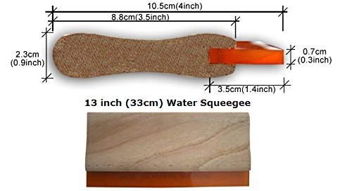 image for Screen Printing Consumables Silk Stencil Screen Printing Squeegee Wood