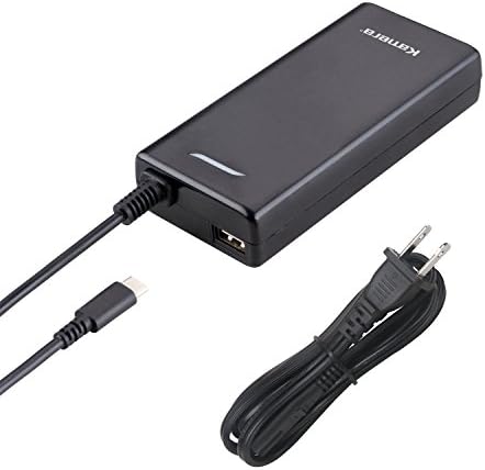 Kamera 87W USB-C Power Adapter Type-C Laptop AC PD Charger Cord 90W for Apple MacBook Pro 2015/2016, HP Spectre, Chromebook with Fixed Type C Cable