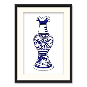 Black Paper Framed Canvas Wall Art for Living Room, Bedroom China Style Canvas Prints for Home Decoration Ready to Hanging - 23x31 inches