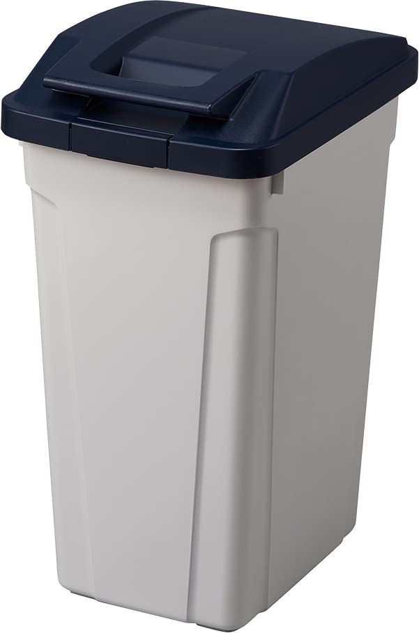 アスベル ゴミ箱 日本製 屋外 フタ付 ロック付き ハンドル付分別ダストボックス45L ブルー 幅31.5×奥行42.3×高さ61.8cm商品画像