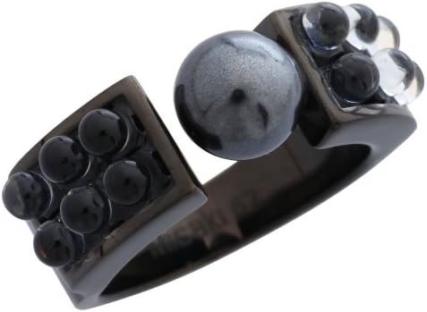Misaki Women Ring Black CAVIAR QCRRCAVIAR