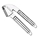 Garlic Press, Kealive Stainless Steel Garlic Mincer and Peeler Set, Durable and Dishwasher Safe Garlic and Ginger Crusher for Kitchen