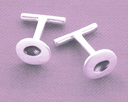 BOTONES II: Handmade silver cufflinks