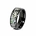 KingswayJewelry Mens & Womens Camo Engagement Wedding Rings Set Silver & Titanium